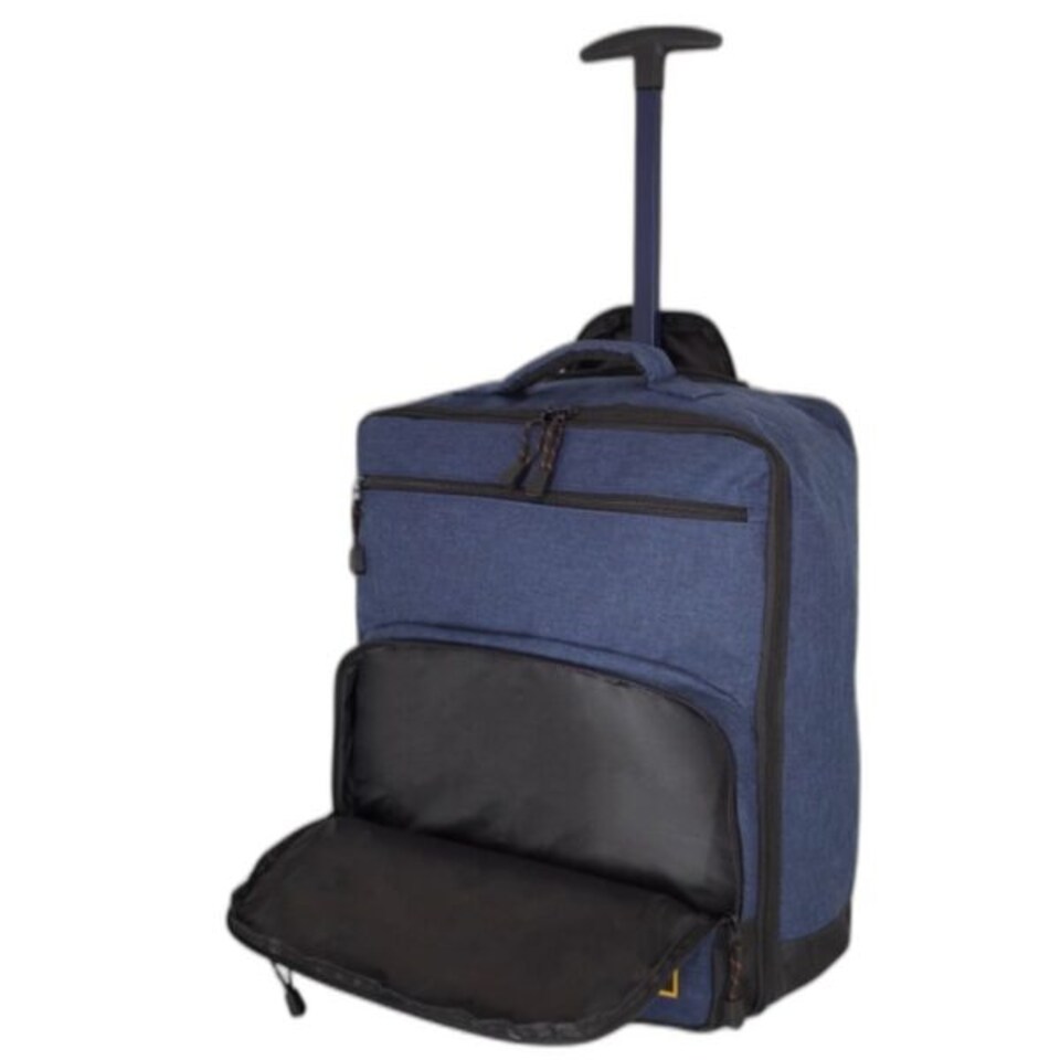 image 1 of Telescopic Handle Carry-On Bags - Navy