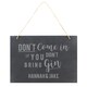 image 2 of Personalised Gin Large Hanging Slate Sign