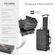 image 6 of Camera Case - hard shell, foam inserts, waterproof, telescopic handle | Black | black | 1