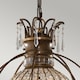 image 2 of Bellini 3 Light Ceiling Chandelier Pendant Light British Bronze, Oxidized Bronze, E14