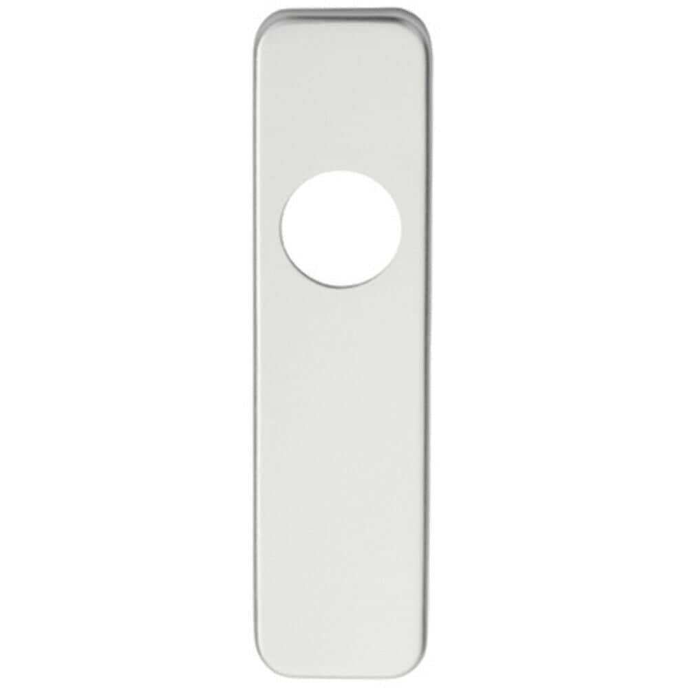 Loops PAIR Door Handle Latch Plate for Safety Levers 154 x 40mm Satin Aluminium