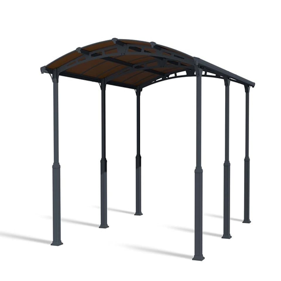 image 1 of Alpine Carport Kit 5000 RV - Aluminium/Polycarbonate - L507 x W352 x H307 - Grey Grey