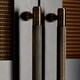 image 5 of Pushka Home Solid Brass Knurled Bar Handle 224mm - Antique Gold