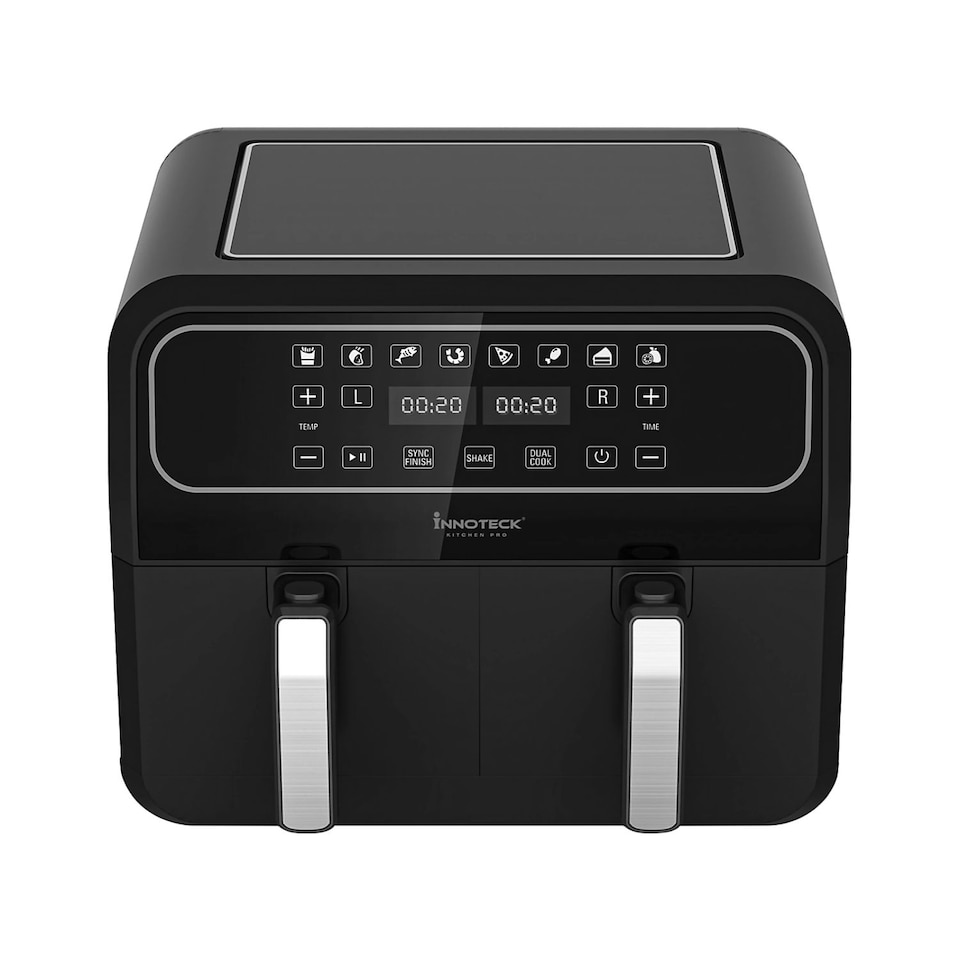 image 1 of Innoteck Kitchen Pro Dual Basket Air Fryer - 8 Litre (4L x 4L) Air Fryer