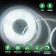 image 1 of 5 Meters Set of 24V Dotless COB Strip with 480 LEDsM Dimming Controller UK Adapter Plug 6500K
