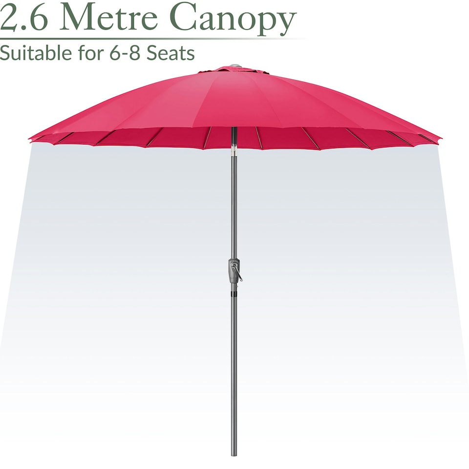 image 1 of Shanghai Parasol With Tilt 2.6m