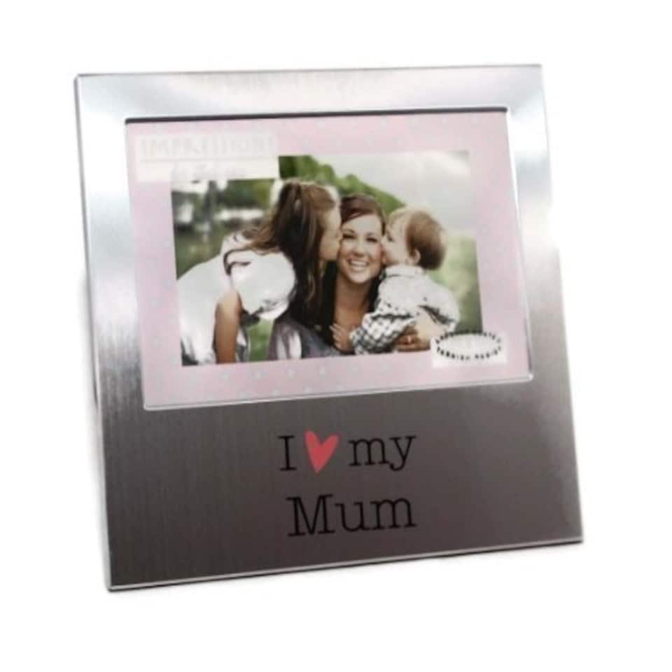 image 1 of I Love My Mum 6" x 4" Aluminium Frame