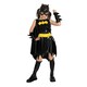 image 2 of Batman Childrens/Kids Deluxe Batgirl Costume - Black/Yellow - S S