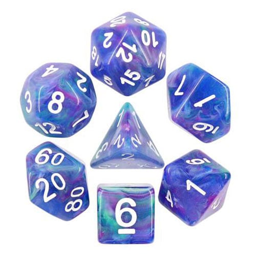 Northern Lights Polyhedral Dice Set - Brand New