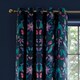 image 3 of Catherine Lansfield Mya Tropical Birds Eyelet Curtains | Blue | Navy Blue