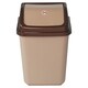 image 4 of 30L Plastic Recycling Bins with Swing Lids | Brown | 1