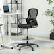 image 2 of Vinsetto Mesh Office Chair with Lumbar Support, Adjustable Height, Black | Black | One Size