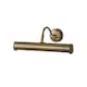 image 4 of ValueLights Gold Indoor Wall Picture Light and E14 Pygmy LED 3W Warm White 3000K Bulb Gold
