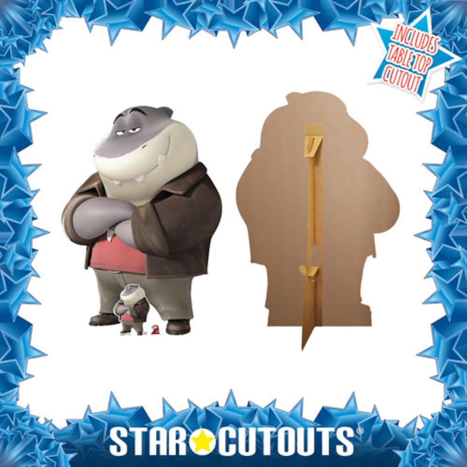 image 1 of Mr Shark The Bad Guys 2 Lifesize Cardboard Cutout 136cm