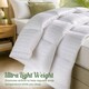 image 3 of Opulent Home Premium 4.5 Tog Summer Duvet - Anti-Allergy Hypoallergenic Hollowfibre Quilt-Double