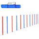 image 1 of PawHut Pet Agility Set Training Dogs Outdoor Outward Play Adjustable Pole