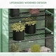 image 3 of Outsunny Widened Mini Greenhouse 5 Tier Green House, 193H x 90W x 49Dcm, Green