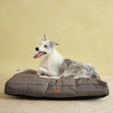 Rosewood Joules Hensen Check Dog Mattress Bed Multi M