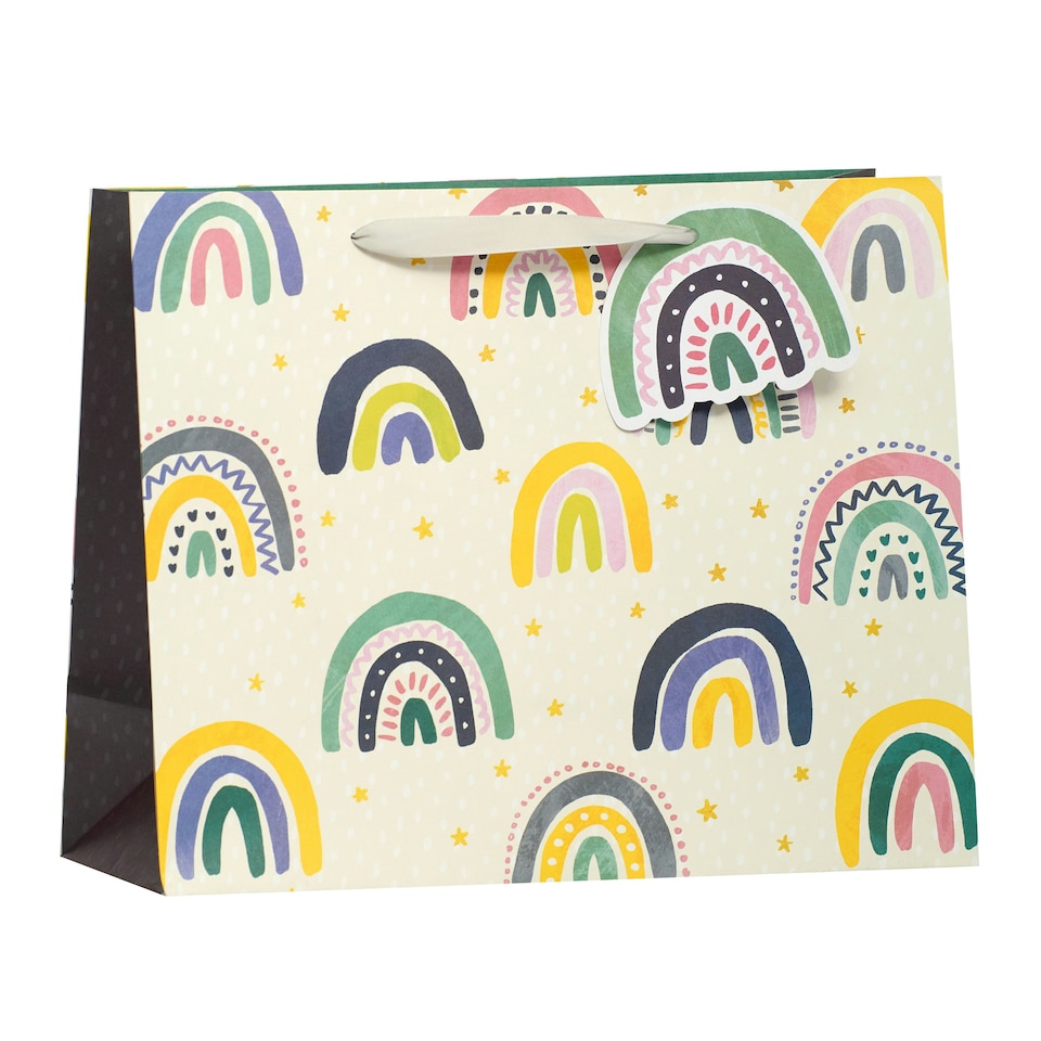 image 1 of Rainbow Large Gift Bag - Pack of 3