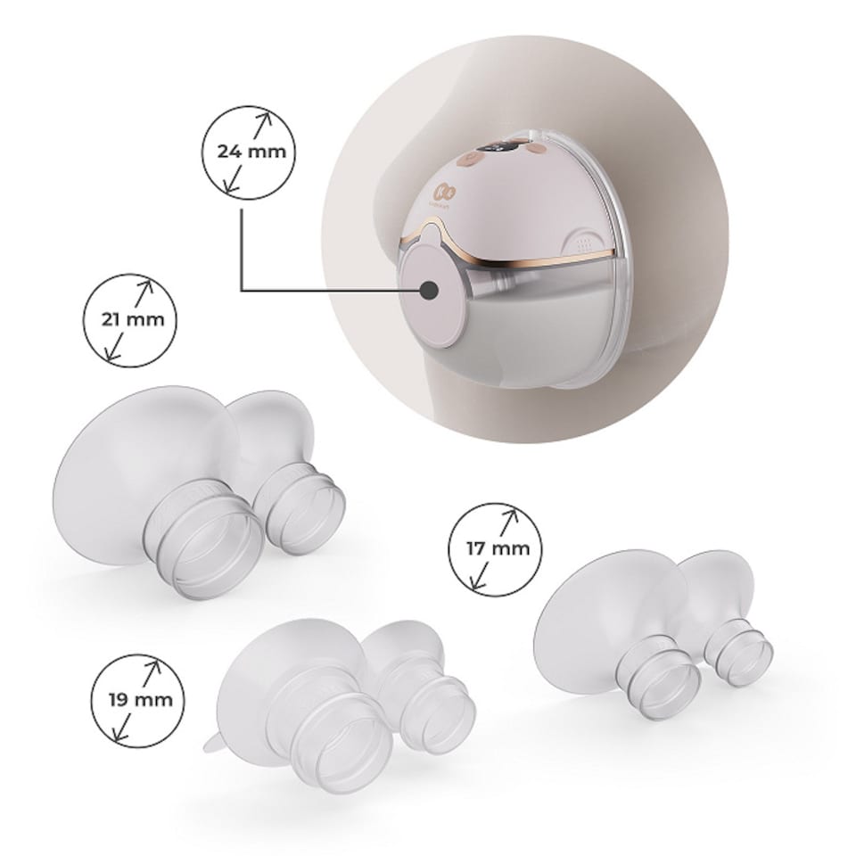 image 1 of Kinderkraft MamaFlow Compact Electric Hands Free Single Breast Pump 4 Modes