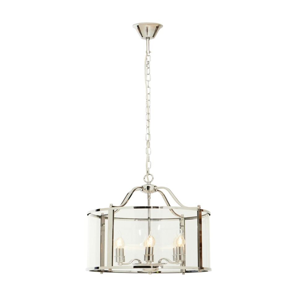 image 1 of Interiors by Premier 6 Bulb Chrome Pendant Light