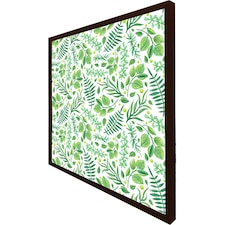Mixed green leaves (Picture Frame) Brown | XL