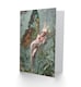 image 2 of Falero Female Butterfly Painting Fine Art Greetings Card