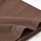 image 5 of Homescapes Chocolate Brown Cotton Round Tablecloth - 178 cm Brown