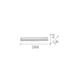 image 2 of Dorica Integrated LED Wall Lamp Grey 930lm 3000K