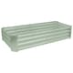image 1 of Harbour Housewares Raised Garden Bed - Green Rectangular Bottomless Metal Raised Galvanised Steel Planter Box 180 x 90cm