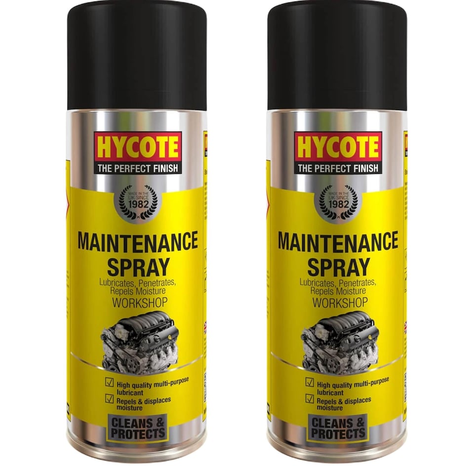 image 1 of Hycote Workshop Maintenance Spray Anti Corrosion 400ml x2 Perfect Finish