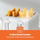 image 2 of Geepas 4 Slice Bread Toaster & 1.7L Illuminating Electric Glass Kettle Set | White