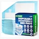 image 1 of Incontinence Bed Pads - Triple Layer Highly Absorbent (20pack) | Blue | Blue - 20pack | 20