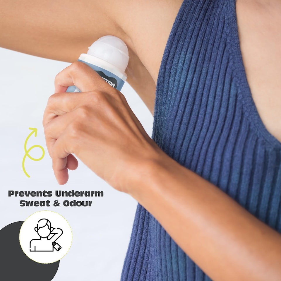 image 1 of Scrubbingtons Pit Stop Natural Deodorant For Women, Men, Roll on For Sensitive Skin Paediatrician approved, Aluminium & Alcohol Free, Vegan & Cruelty Free, Cotton Fresh, 75ml | Multi | 1