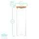 image 3 of Argon Tableware Glass Storage Jars with Cork Lids - 2 Litre - Pack of 3