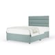 image 1 of Signature Platinum 2000 Pocket Sprung Duckegg Linen Divan Set And Milan Headboard Single