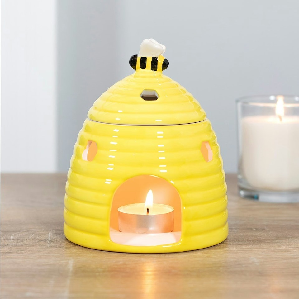 image 1 of Something Different Beehive Oil Burner - Yellow - One Size