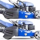 image 5 of Hyundai Self Propelled Petrol Roller Lawnmower Electric Start 17"/43cm 139cc Foldable Lawn Mower HYM430SPER