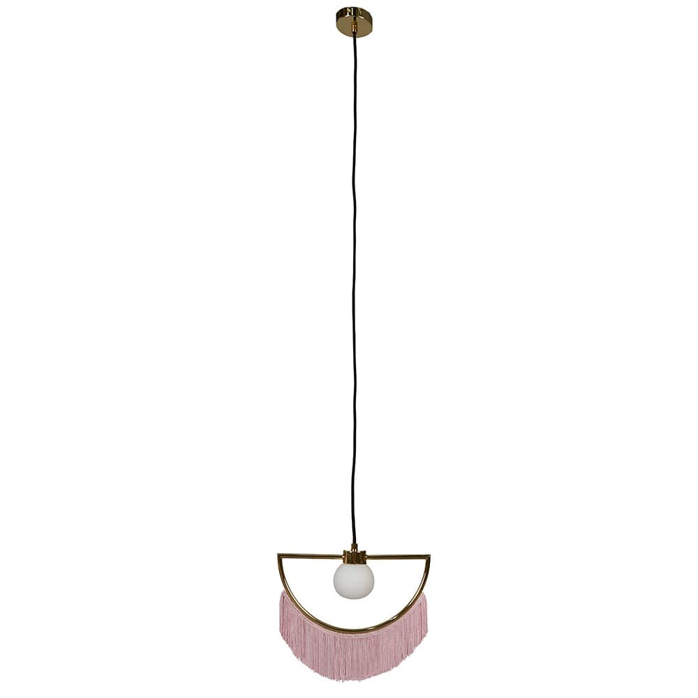 ValueLights Jupiter Polished Brass Ceiling Light Pendant in Metallics