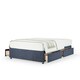 image 1 of Memory Maestro Memory Foam Midnight Linen 4 Drawer Divan Set Small Double