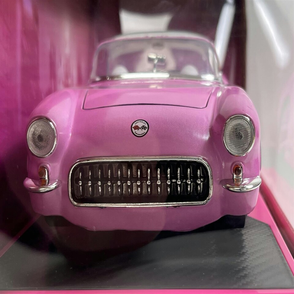 image 1 of 1957 Chevrolet Corvette Pink 1:24 Scale Pink Slips Jada 253293018