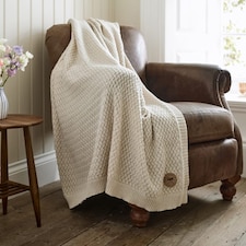 Cadenza Supersoft Yarn Dyed Knitted Throw