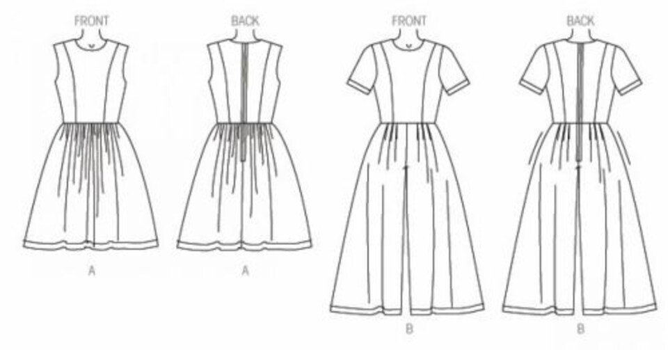 image 1 of Vogue 9075 Paper Sewing Pattern – Women’s Dresses & Jumpsuits, UK Sizes 14–16–18–20–22, Easy