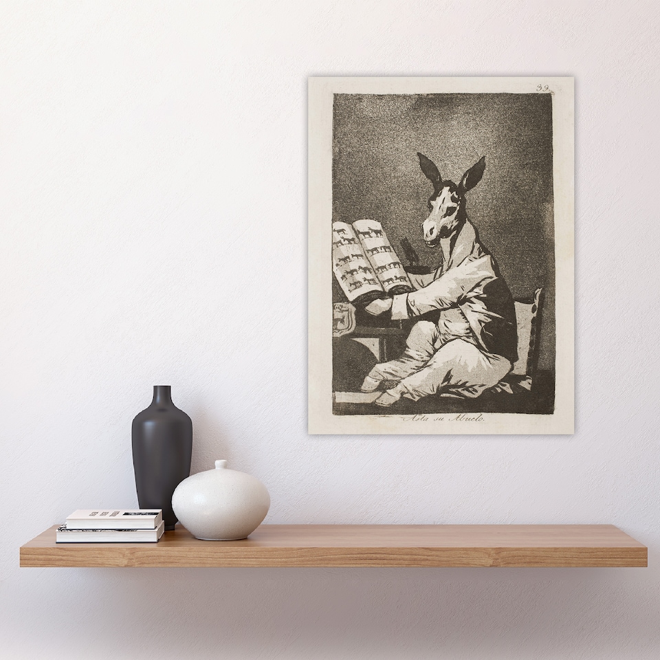 image 1 of And so was his grandfather Francisco Goya Huge Wall Art Print 18X24 In