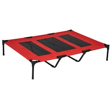 PawHut Elevated Dog Bed Cooling Raised Pet Cot for Indoor Outdoor Use, XX Large