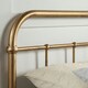 image 4 of Tewin Vintage Hospital Style Brass Metal Bed Frame (King)