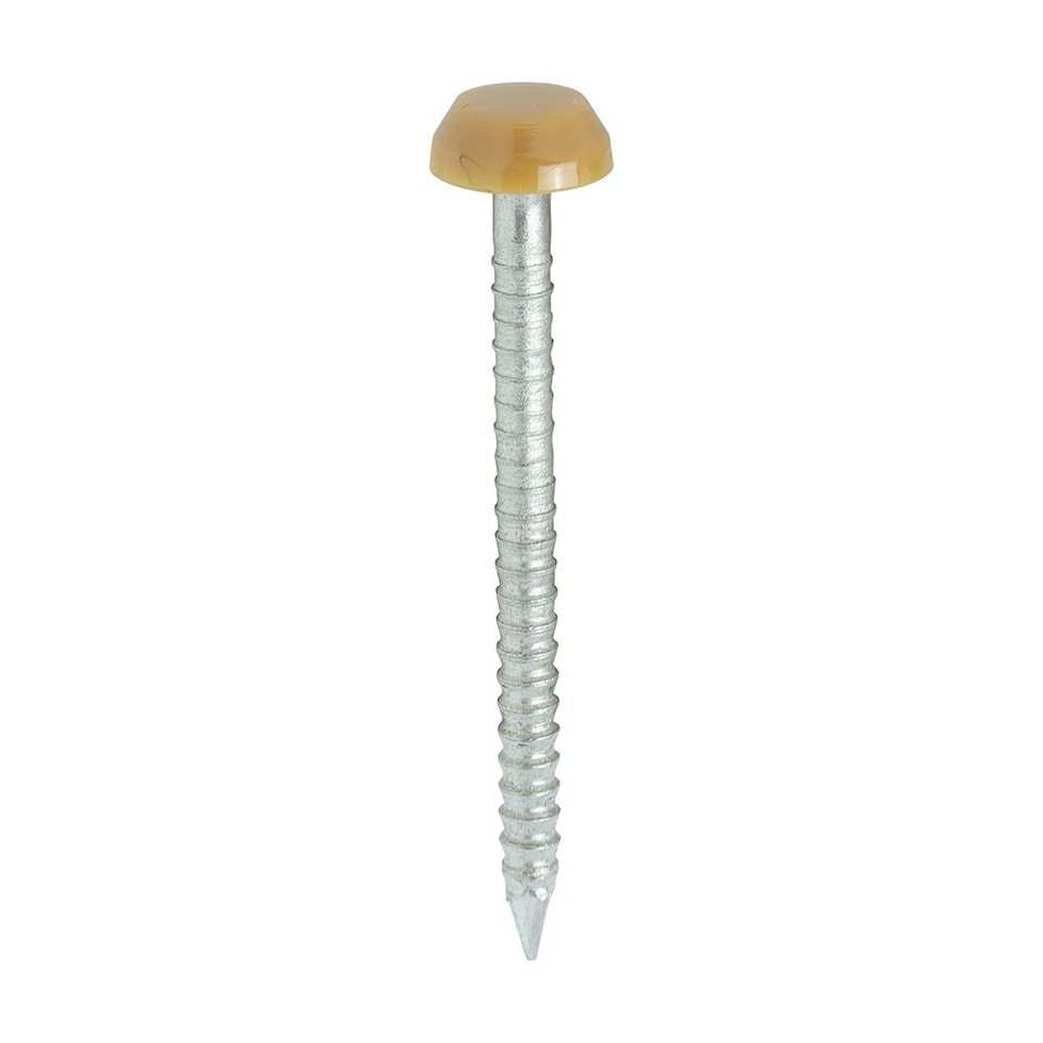 image 1 of Timco - Polymer Headed Pins - A4 Stainless Steel - Oak (Size 30mm - 250 Pieces)