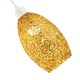 image 3 of Industrial and Contemporary Twisted Wire Mesh Metal Light Shade in Shiny Gold