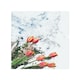 image 1 of Flowers On Marble Splash Back | White