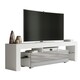 image 1 of TV Unit TV Stand Cabinet White Grey Gloss Sideboard Media Console Storage 160cm